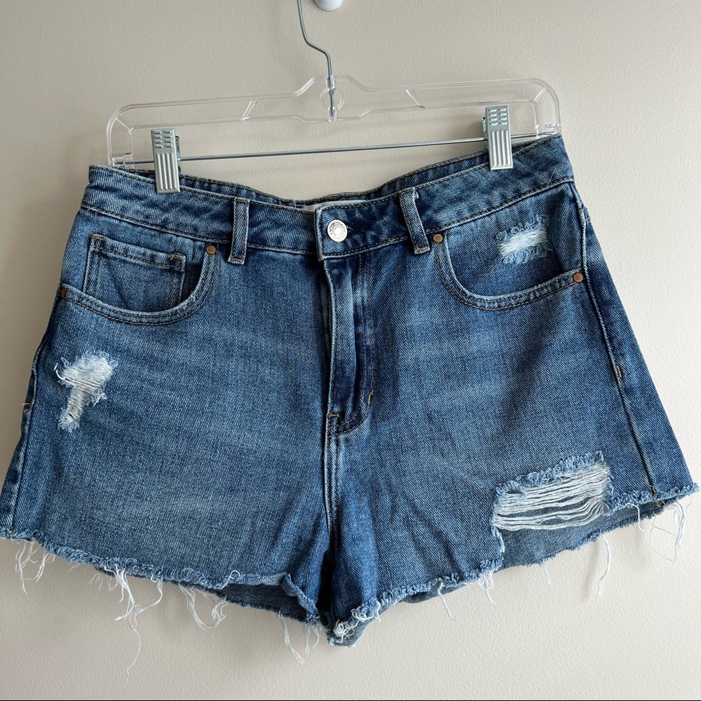 Pacsun denim mom shorts